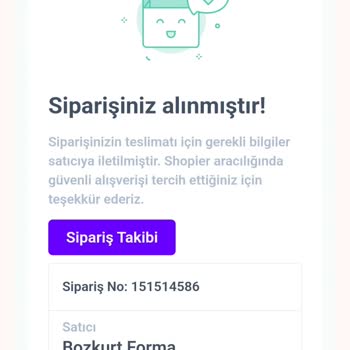 Shopier Bozkurt Forma Siparişimde İletişim Ve Kargo Sorunu!