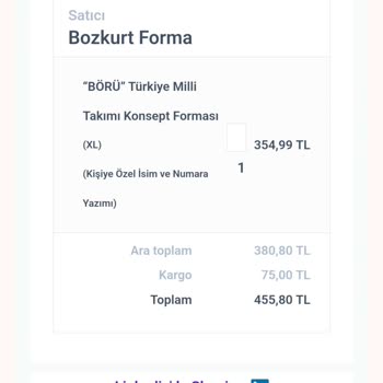 Shopier Bozkurt Forma Siparişimde İletişim Ve Kargo Sorunu!