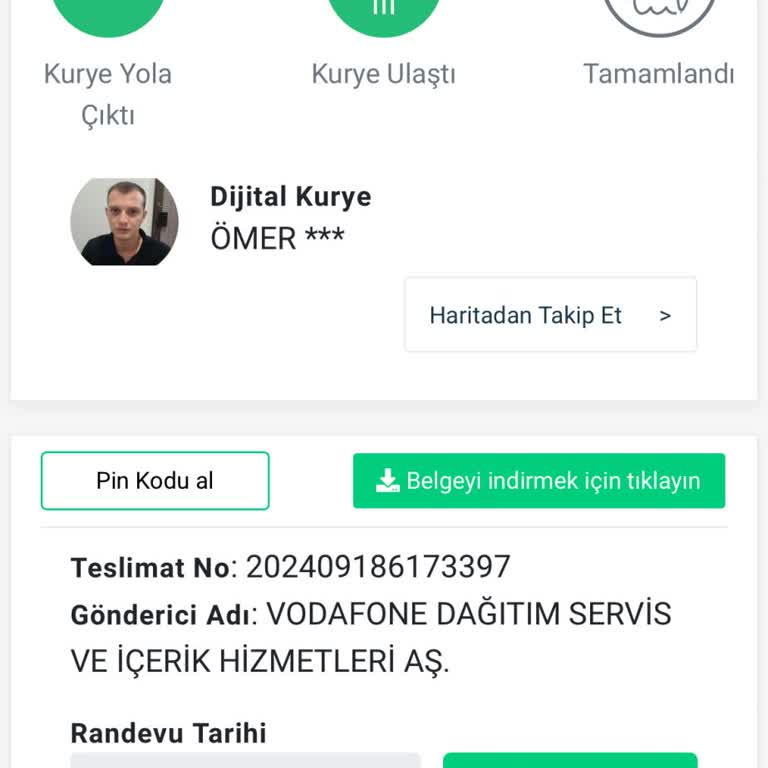 Dijital Kurye Hat Teslimi Yapılmıyor