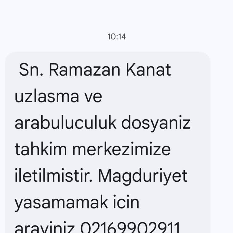 TALAYUZLSMA (SMS) Talayuzlsma SMS Şikayet 02169902911