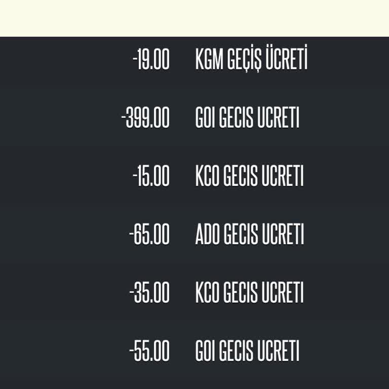 Otoyol A.Ş Otoyol A. Ş. HGS Geçişlerini Zamanında Kesmemesi