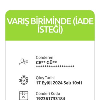 Yurtiçi Kargo'da Kaybolan Siparişim