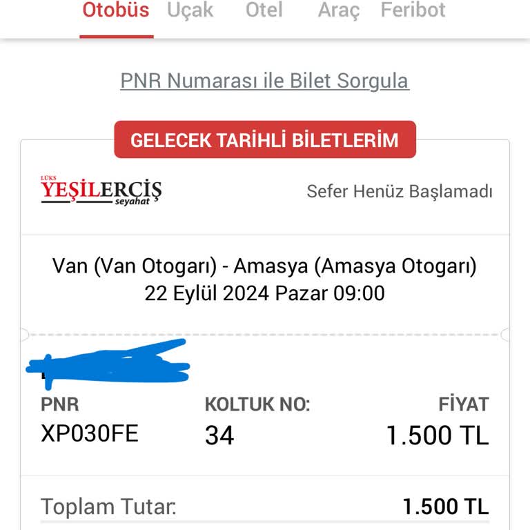 Obilet Ve Lüks Yeşil Erciş Otobüs Firmasının Müşteri Memnuniyetsizliği