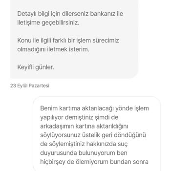 Hepsiburada Para İadesi Yapmamak İçin Bahane Uyduruyor.
