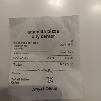 Adabella Pizza Personel İndirimi Hk