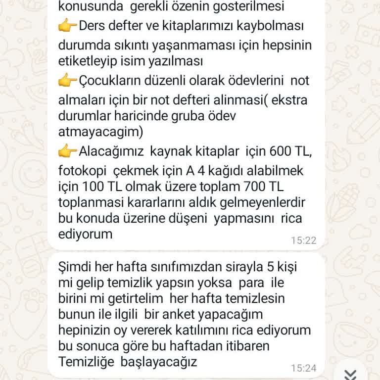 Milli Eğitim Bakanlığı Okulda Yüksek Miktarda Sanki Yan Gelir Amaçlı Alınan Ödeme