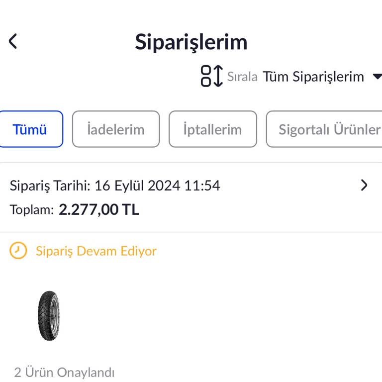 Pazarama Ürünün 7 Gündür Kargolanmaması
