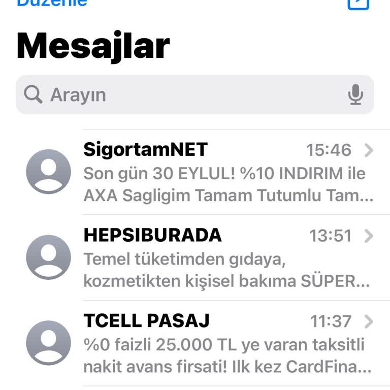 Sigortam.net Sürekli Gelen Mesaj Ve Aramalardan Şikayetçiyim