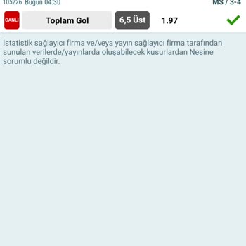 Nesine Kazanç Oranında Haksızlık