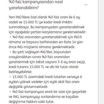 ING Bank Kredi Başvurusunda Güven Sorunu