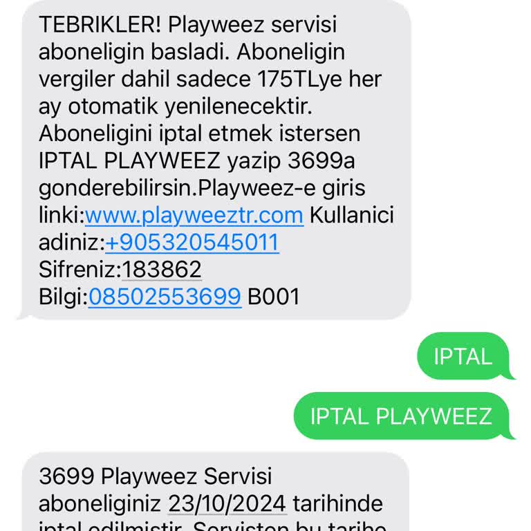 Playweez İzinsiz Abonelik Ve Haksız Ücret Kesintisi