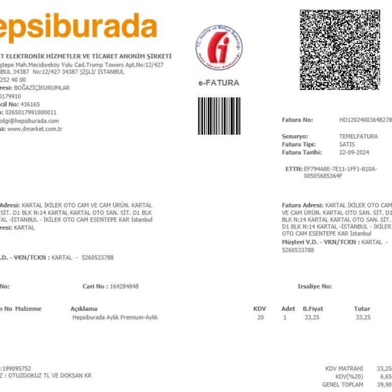 Hepsiburada Habersiz Premium Üyelik Yapıp Karttan Ödeme Almış İade Yok