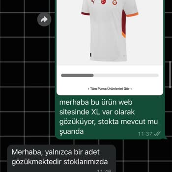 Koray Spor'dan Sipariş Verdiğim Ürün Stokta Yok