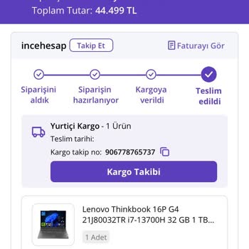 N11 İncehesap İade Veya Değişim Yapmayıp Sesiz Kalıyor