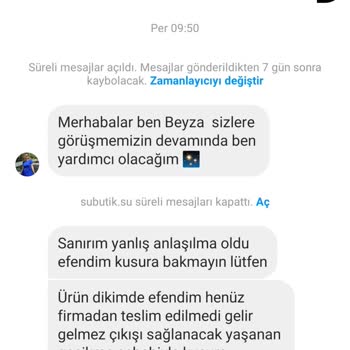 Su Butik Butikten İade Sorunu