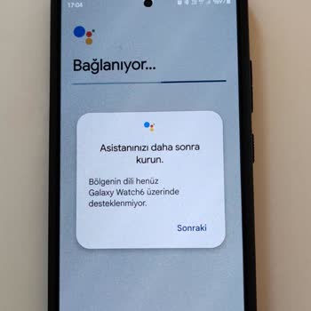 Türkiye'de Satılan Samsung Akıllı Saatin Türkçe Dil Desteği Yok.