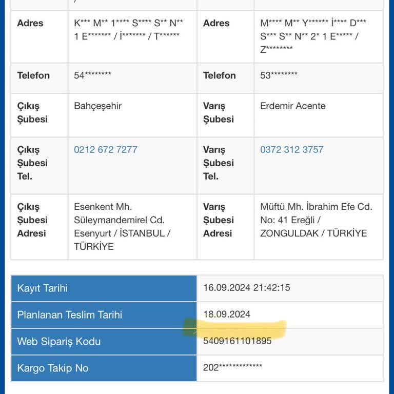 Sürat Kargo Kargomu Teslim Etmiyor