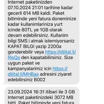 Turkcell İnternet Paketleri Hızla Tükeniyor ve Ek Paketler Anlamsızca Bitiyor