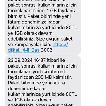 Turkcell İnternet Paketleri Hızla Tükeniyor ve Ek Paketler Anlamsızca Bitiyor