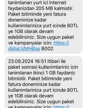 Turkcell İnternet Paketleri Hızla Tükeniyor ve Ek Paketler Anlamsızca Bitiyor