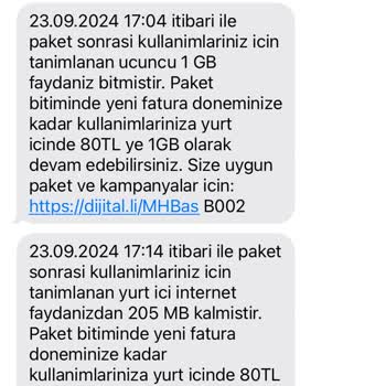 Turkcell İnternet Paketleri Hızla Tükeniyor ve Ek Paketler Anlamsızca Bitiyor