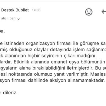 Bubilet Hiçbir Şekilde İlgilenmemiştir
