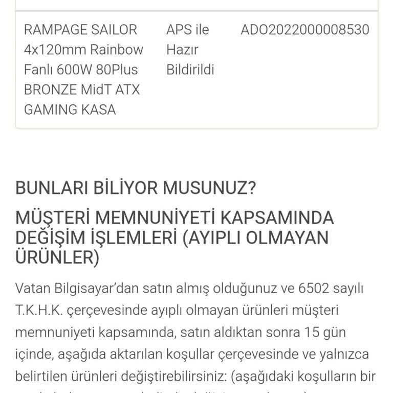 Vatan Bilgisayar Servis Süreci 40 Gün Oldu Halende Teslim Alamadım.