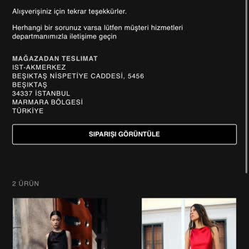 Zara Teslim Aldığım Ürünü İade Edemiyorum