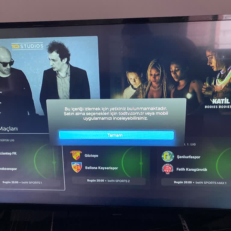 TOD Tv Bein Sports Tod Uygulamasında Paket Erişim Sorunu