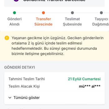 Trendyol Express'in Kargolarımı Kaybetmesi