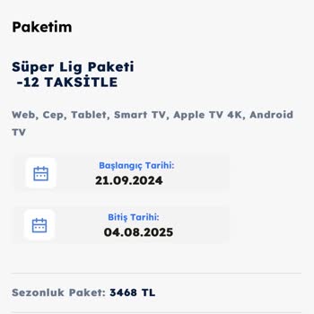 Tod TV Taraftar Paketi İptal Edememe