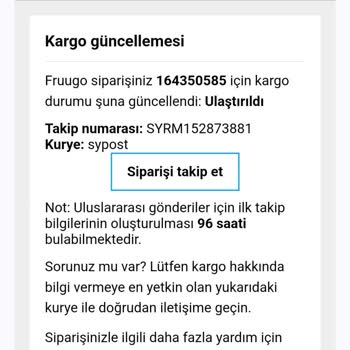 Fruugo Teslimat Yapmıyor. Teslim Yapıldı Mesajı Gönderiyor.
