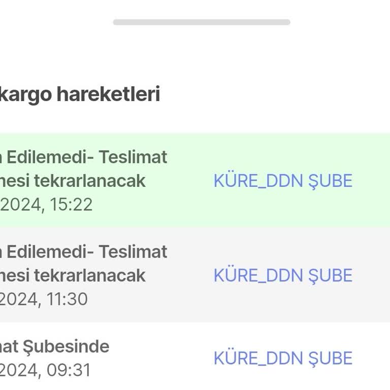 Yurtiçi Kargo Ddn Şubesi Teslimat Yapmıyor!