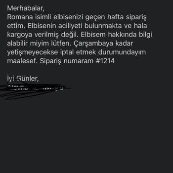 Eshenba Siparişimi Göndermiyorlar Ve İptal De Etmiyorlar