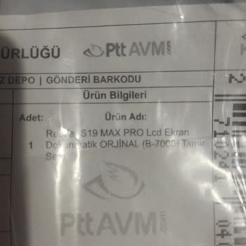 PTT Kargo Telefon Ekranı İadesini Almıyorlar