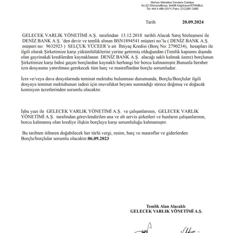 Denizbank Borcumun Sistemden Silinmemesi Mağduriyet Yaratıyor