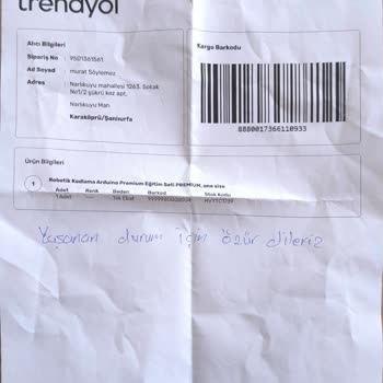 Trendyol Sendeo Kargo Paket Yerine Fatura Poşetini Verdi