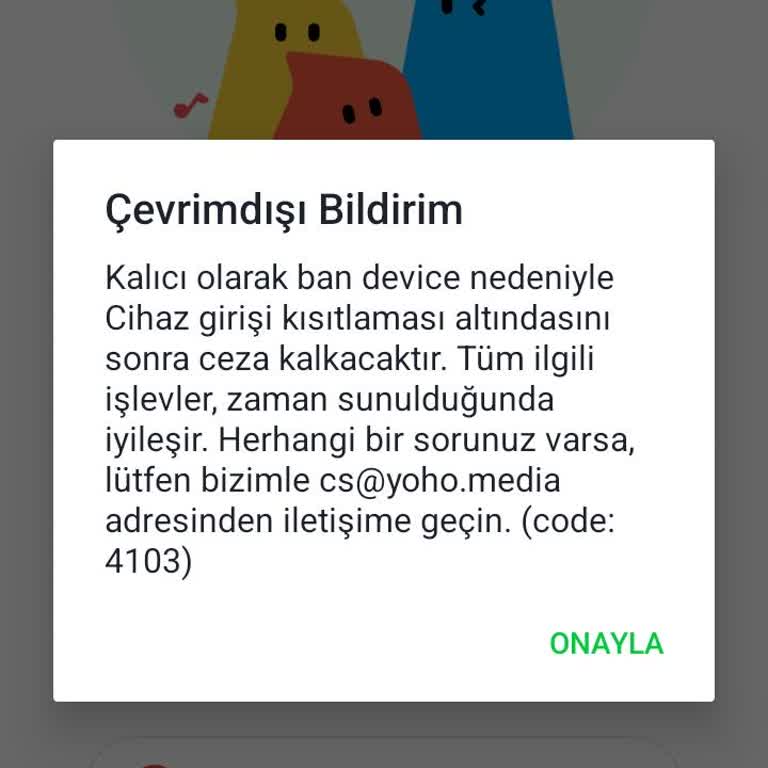 YoHo Haksız Yere Ban Atılmam