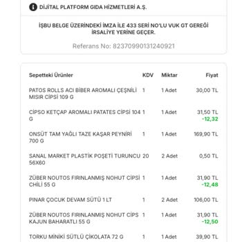 Migros Sanal Marketin Kusurlu Ürün Göndermesi Ve Para İademi Yapmaması