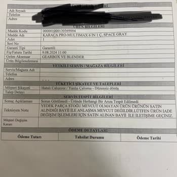 Karaca Züccaciye Karaca Servis Saçmalığı