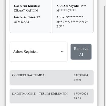 Kuryenet Kahramanmaraş Teslimat Yapmıyor
