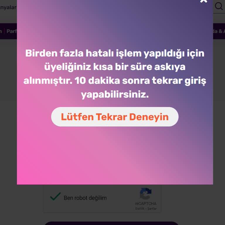 Gratis Hesabıma Giriş Yapamıyorum