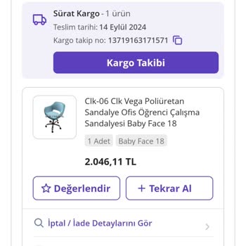 N11 Sitesinde Aldığım Ürün