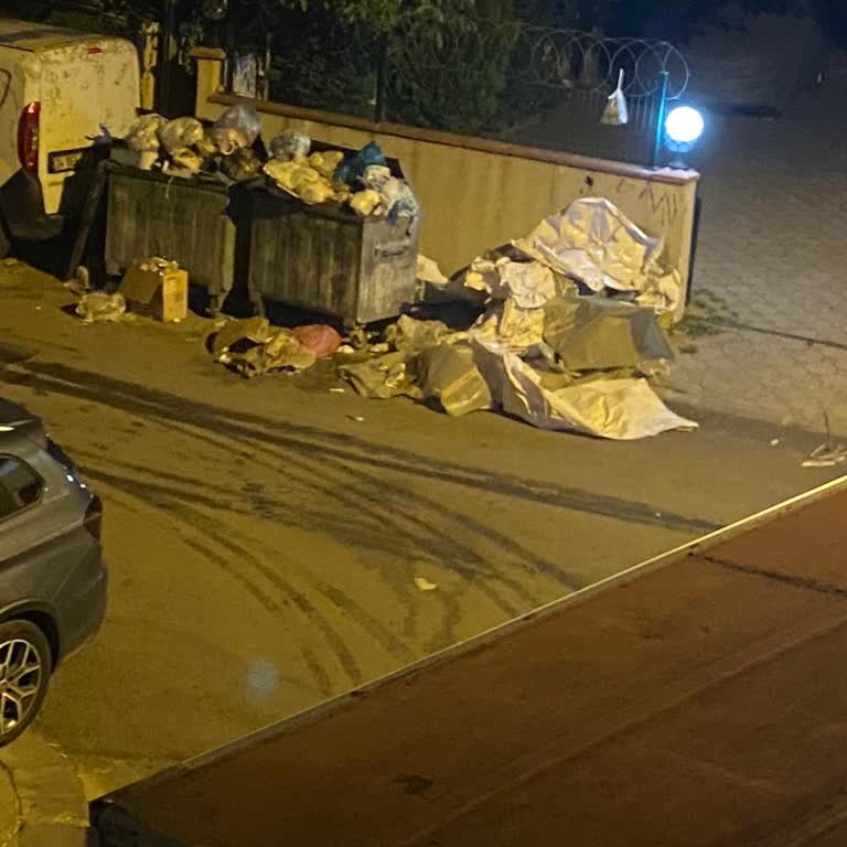 Pendik Belediyesi Pendik Sülüntepe Mahallesinde Çöp Sorunu