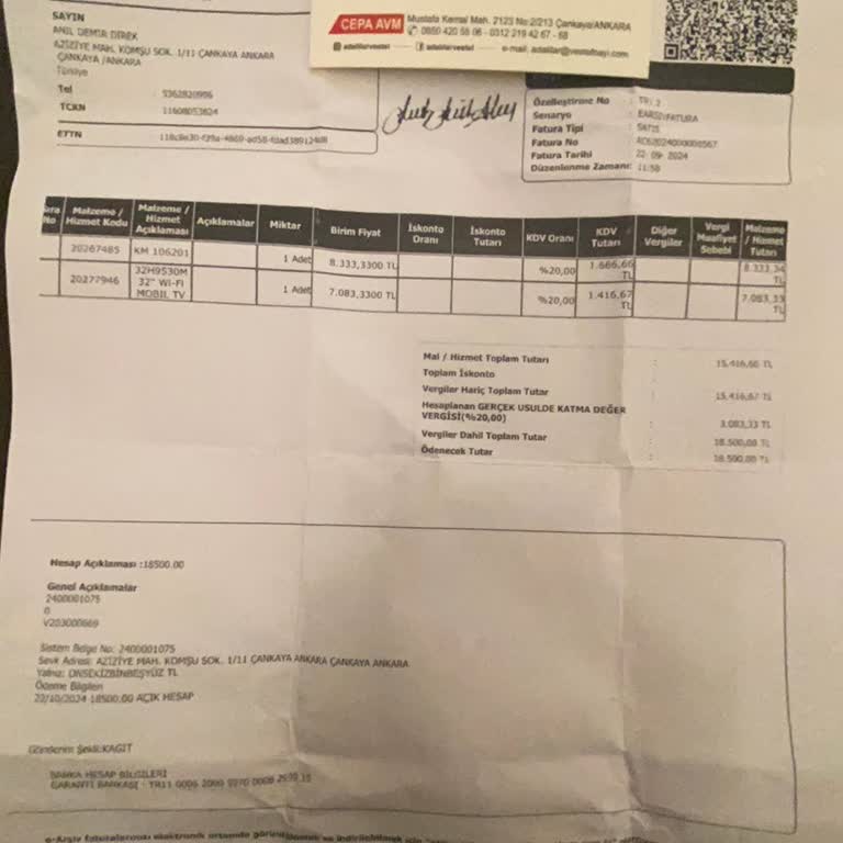 Vestel Parasını Ödediğim Ürünler Teslim Edilmedi!