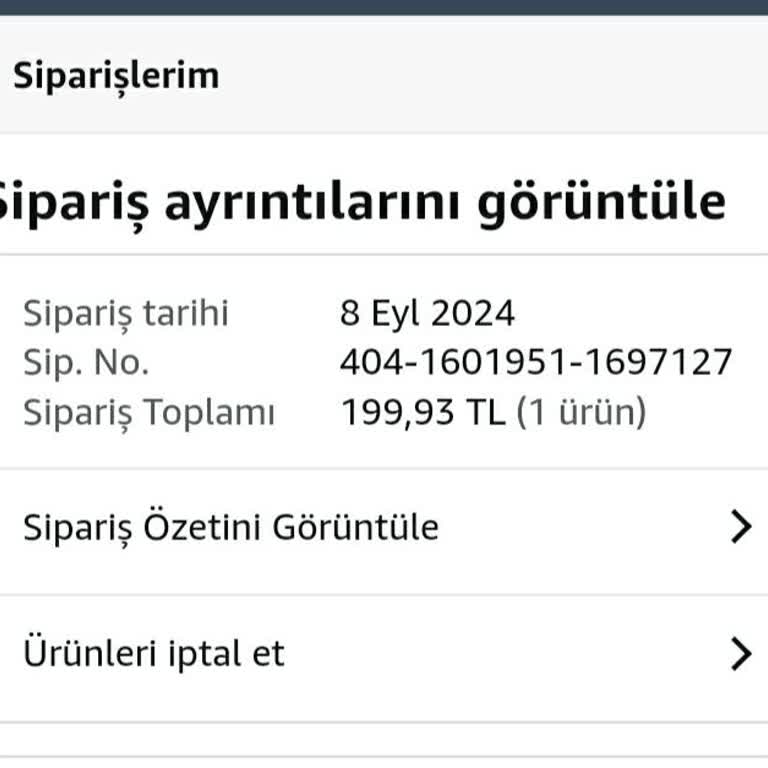Amazon Ürünümü Kargoya Dahi Veremedi