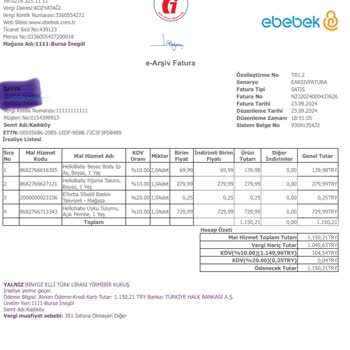 ebebek Yüksek Tutarlı Etiketten Fiyatlandırma