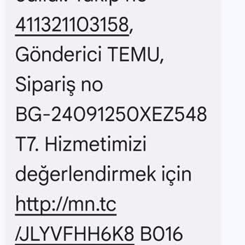 Temu Üzdün Beni Sipariş Heyecan Vericiydi