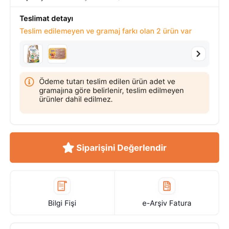 Migros Ürünleri Eksik Gönderdi