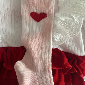 Alya Baby Store Kırmızı Beyaz Elbise Renk Değişimi